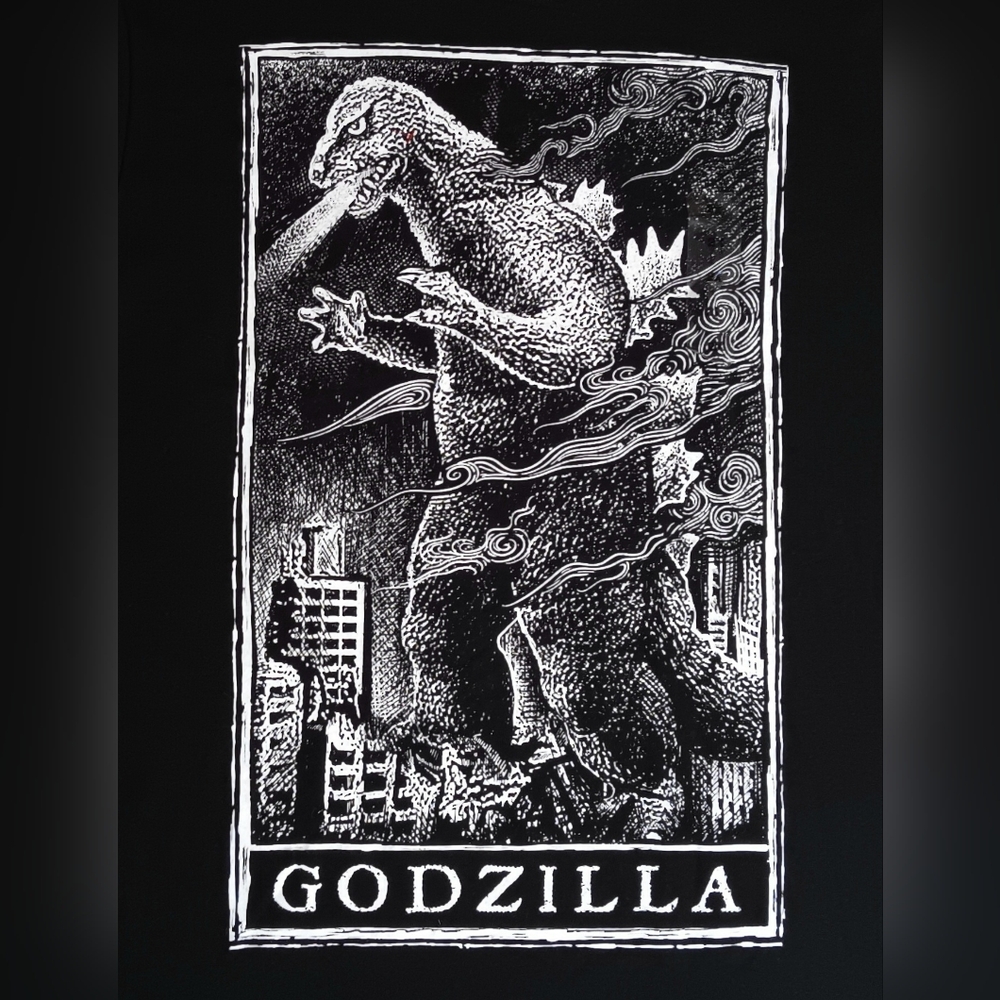 Godzilla t-shirt New DXL Big Tall Exclusive Monster rock roll heavy metal Japan